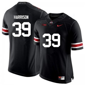 Men's Ohio State Buckeyes #39 Malik Harrison Black Nike NCAA College Football Jersey Stability HWJ6744WX